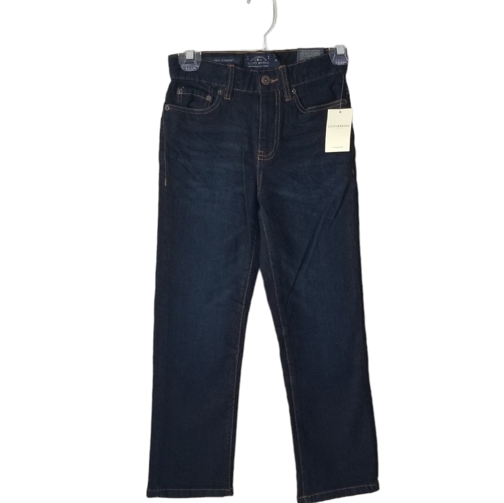 Lucky Brand Girls' Classic Straight Jeans, Barite, Size 8